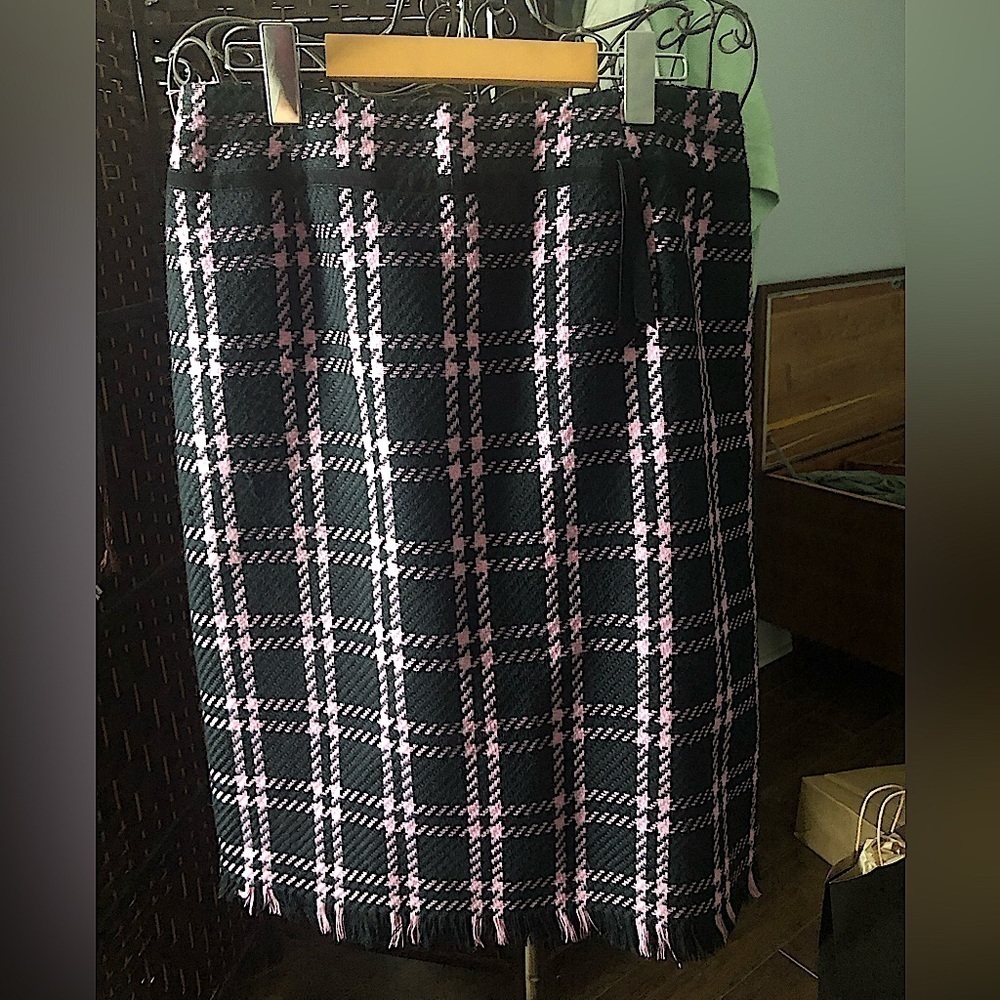 MICHELE vintage plaid skirt 💞